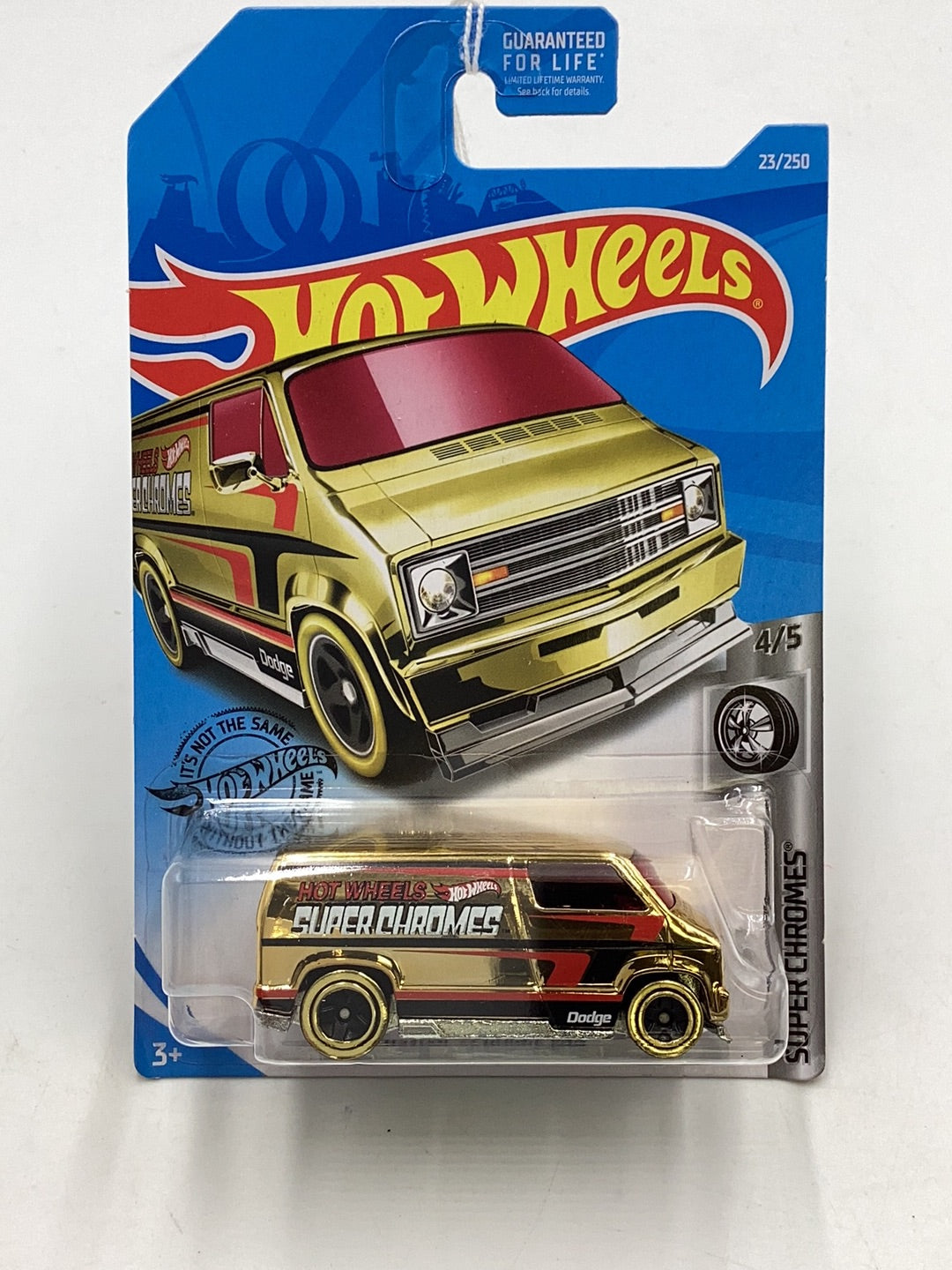 2019 Hot wheels #23 Custom 77 Dodge Van Gold 43D