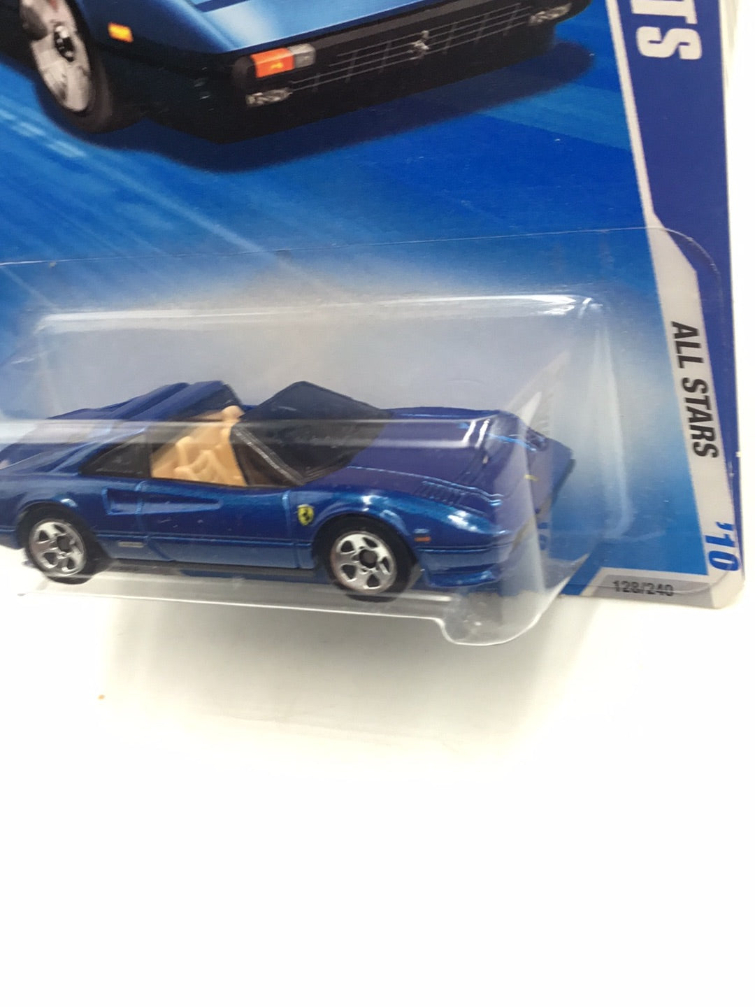 2010 Hot Wheels #128 Ferrari 308 GTS with protector