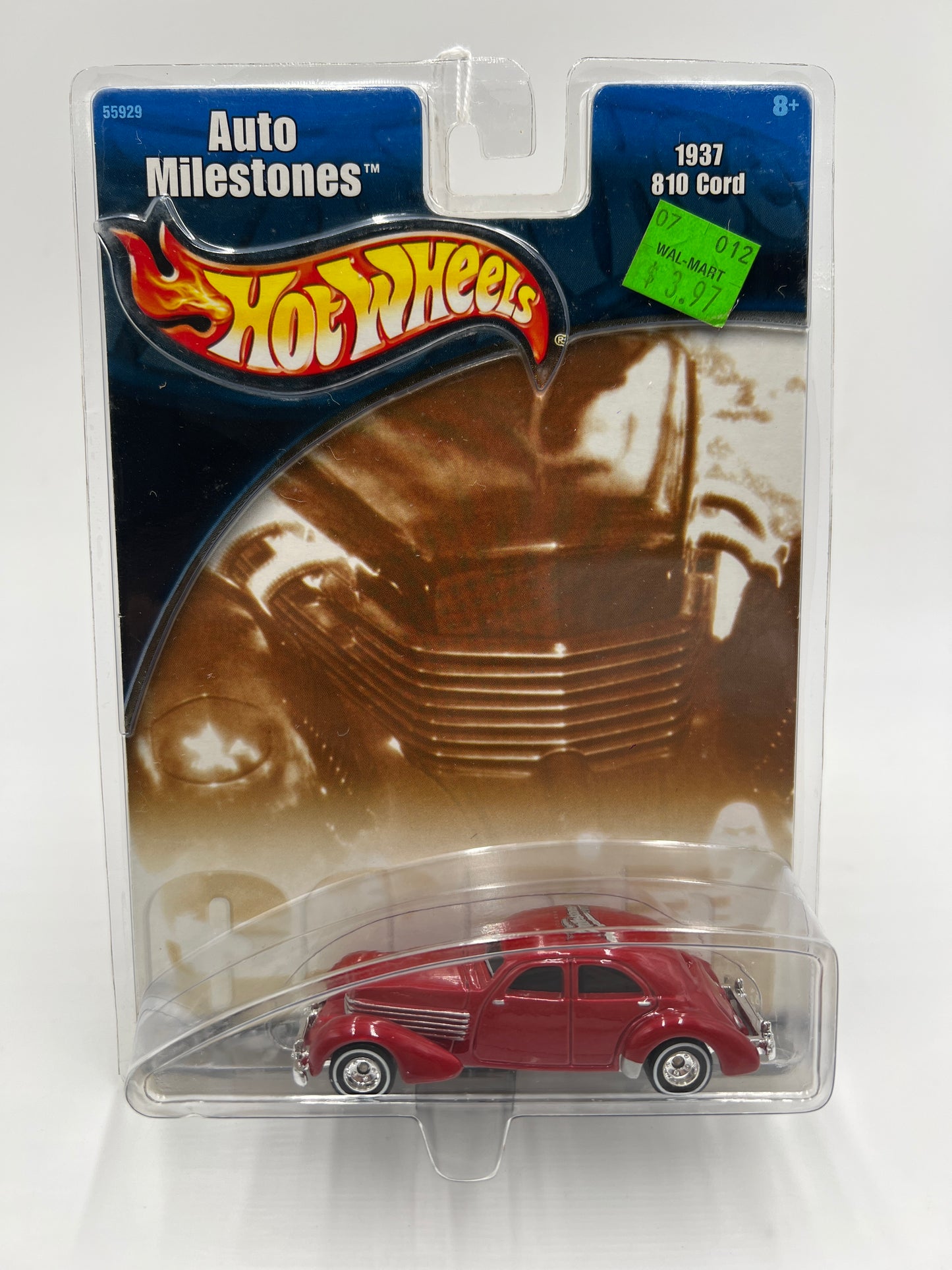 2002 Hot Wheels Auto Milestones 1937 810 Cord Red SR