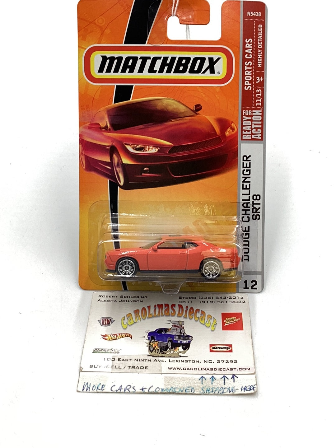 Matchbox 2009 #12 Dodge Challenger SRT8 orange 46E