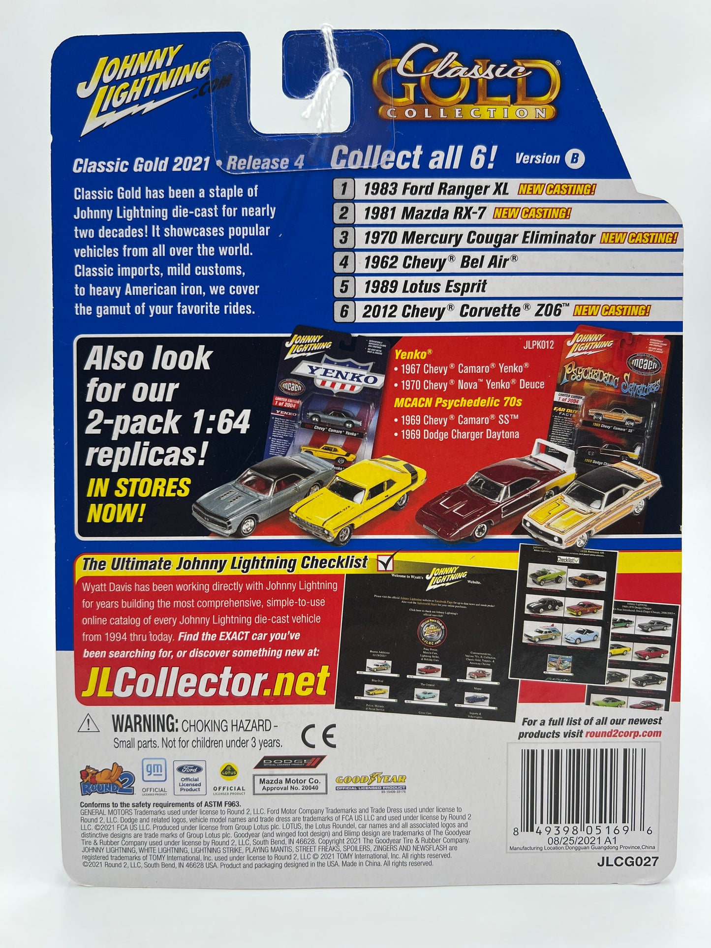 Johnny Lightning Classic Gold Collection Release 4 Version B 1981 Mazda RX-7 Maya Gold Metallic 223D
