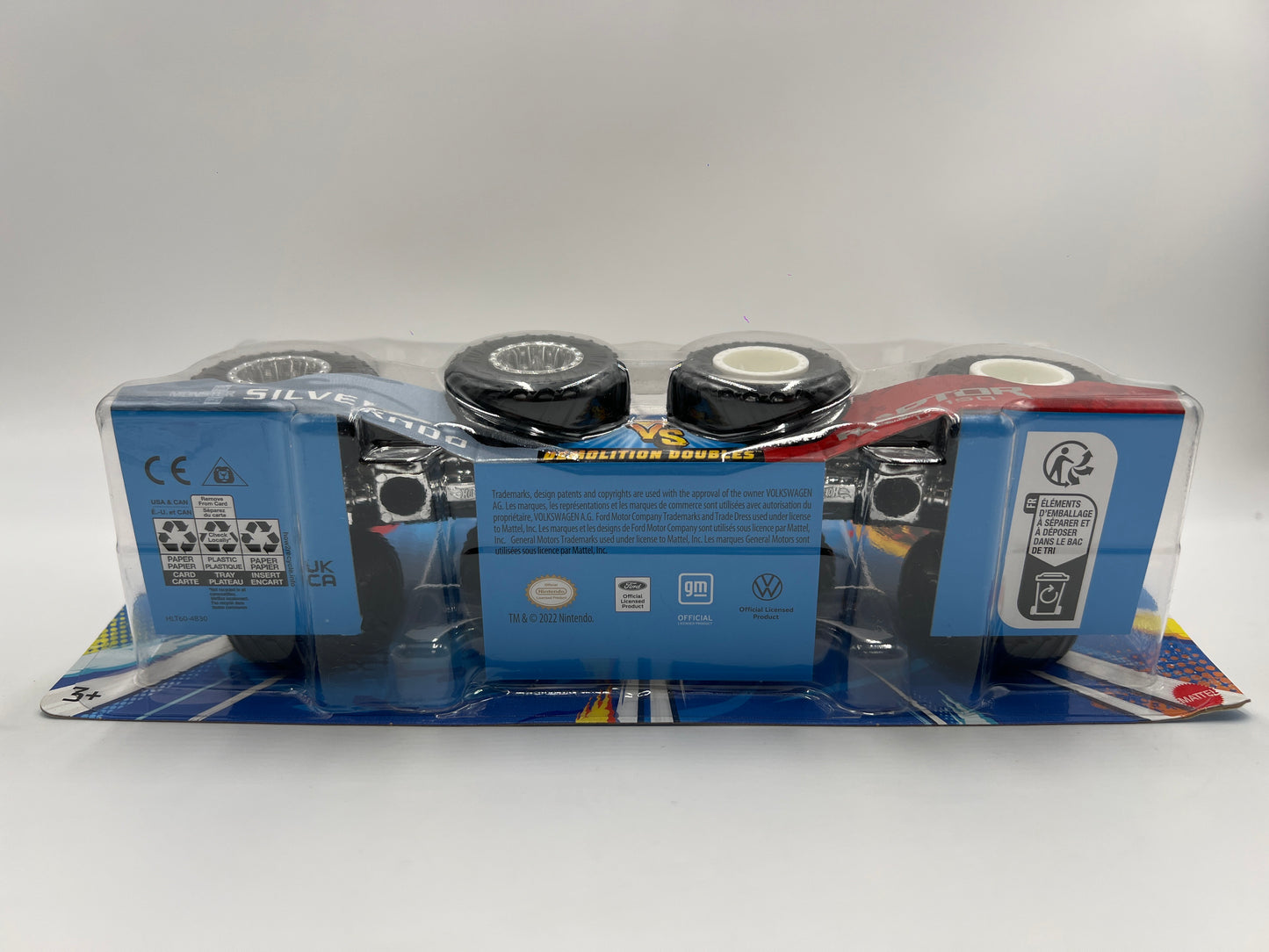 Hot Wheels Monster Trucks Demolition Doubles Silverado Vs Raptor F150 136F