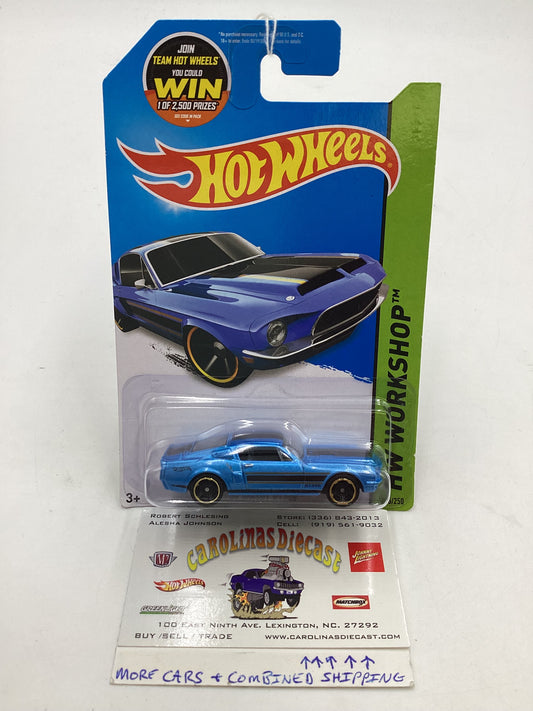 2015 Hot Wheels Workshop #226 68 Shelby GT500 25F