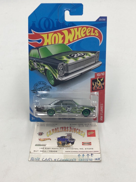 2019 hot wheels super treasure hunt #221 65 Ford Galaxie W/Protector