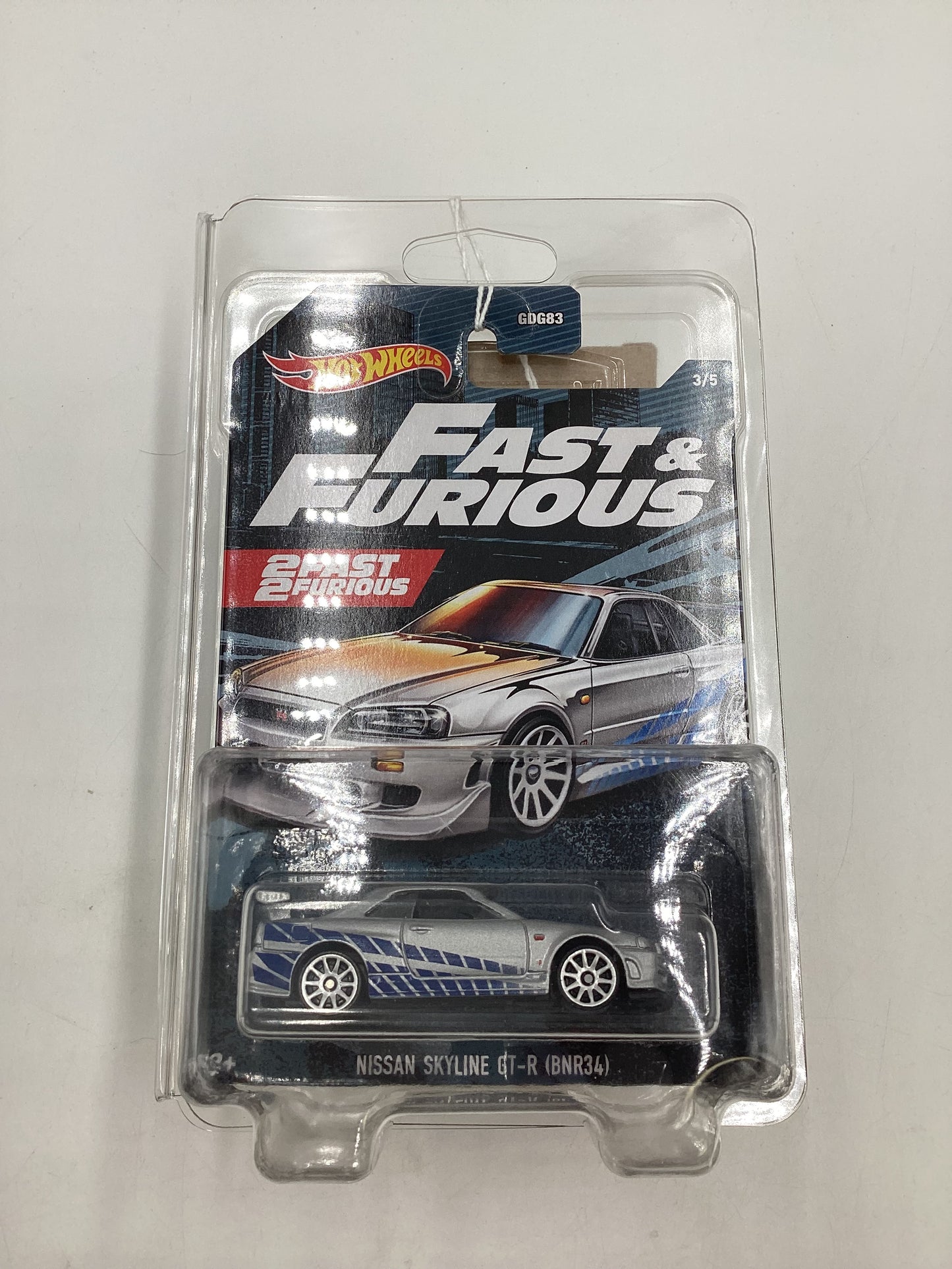 Hot wheels 2020 Fast and Furious 2 fast 2 furious Nissan skyline GT-R BNR34 with protector 73A