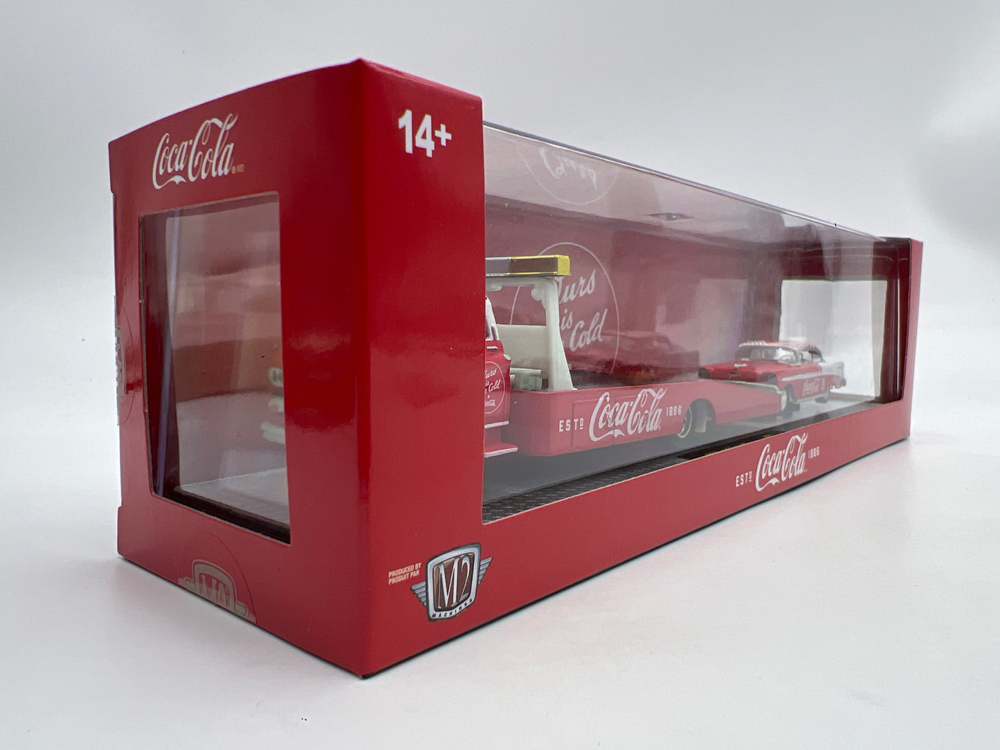 M2 Machines Haulers S03 Coca Cola CHASE 1958 Chevrolet Spartan LCF & 1956 Bel Air