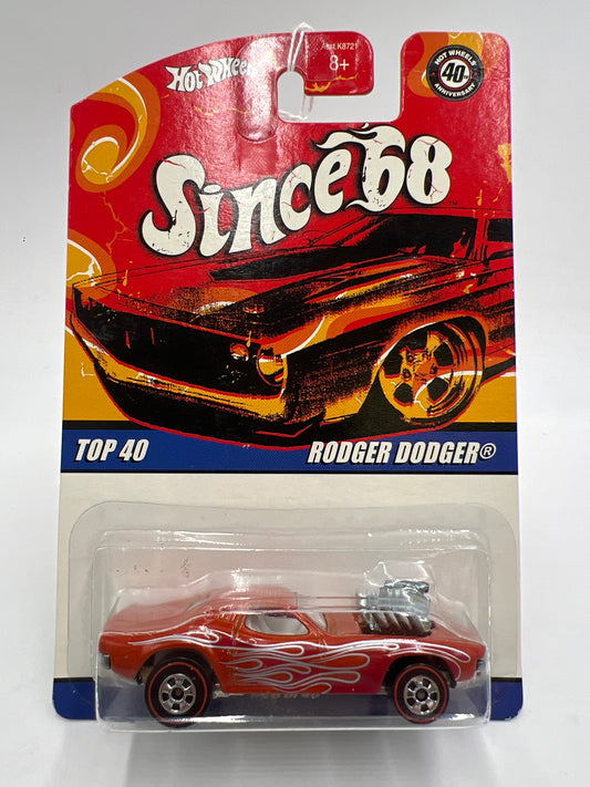 Hot Wheels Since 68 Top 40 #26 Rodger Dodger Orange