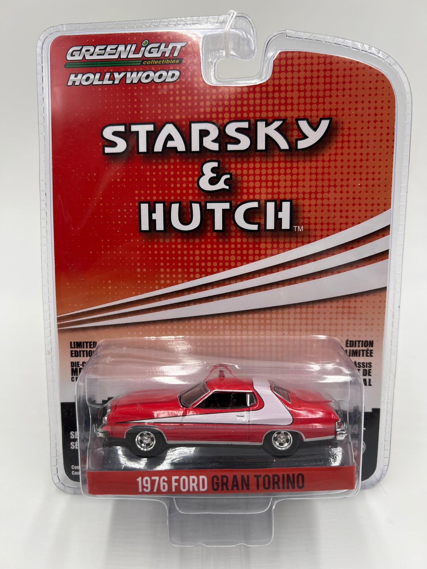 Greenlight Hollywood Series 18 Starsky & Hutch 1976 Ford Gran Torino Red 176F