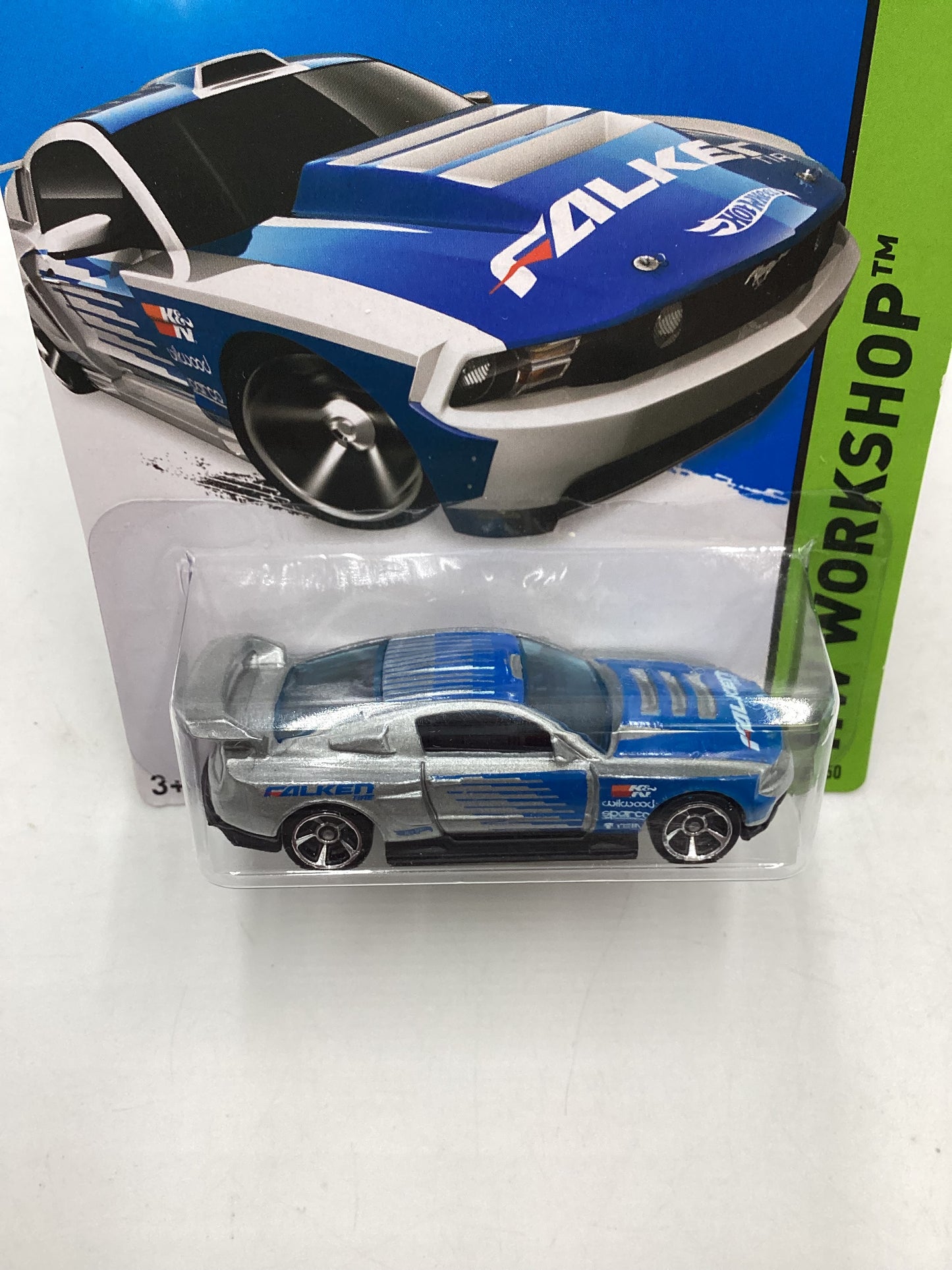 2015 Hot Wheels Workshop #240 Custom 12 Ford Mustang Silver 20A