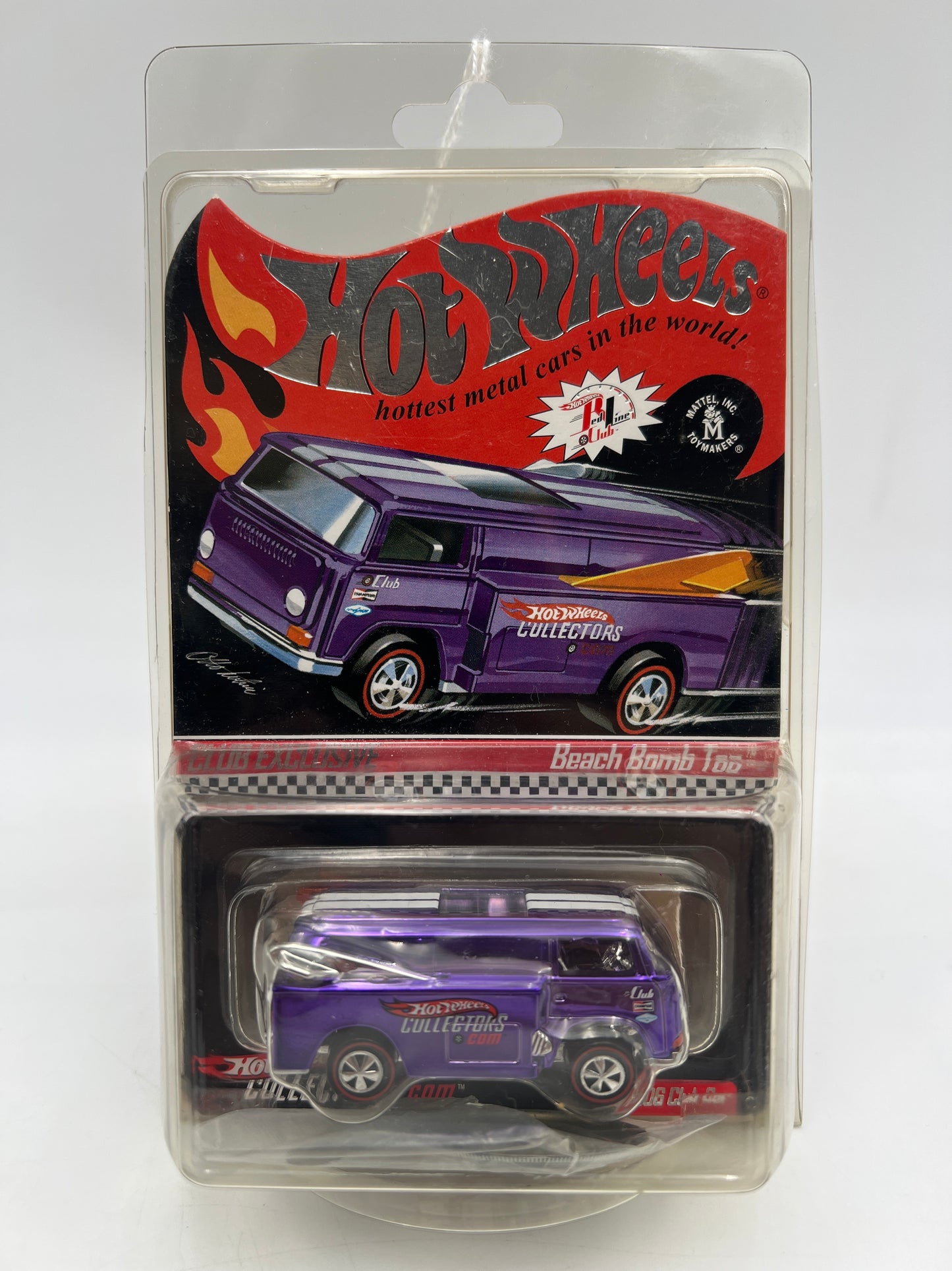 2006 Hot Wheels RLC Exclusive #2584/7000 Beach Bomb Too Purple W/Protector & Button