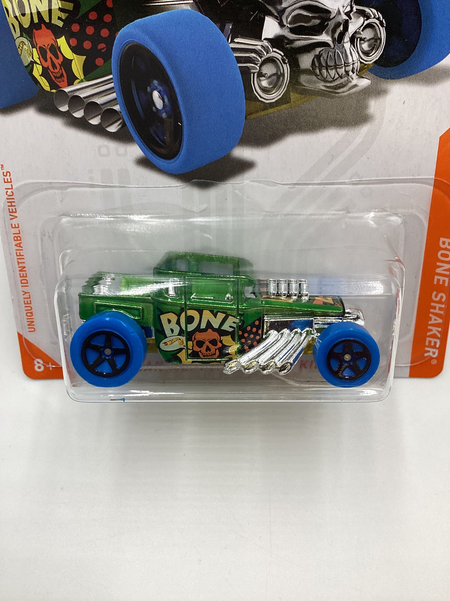 2020 Hot Wheels iD Chase #5 Bone Shaker Green 160E