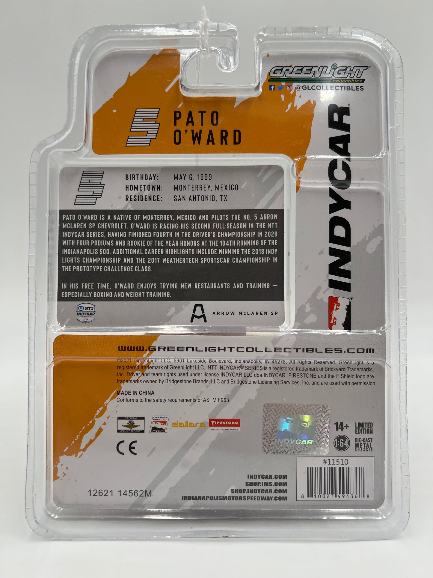Greenlight Indycar Series #5 Pato O’Ward