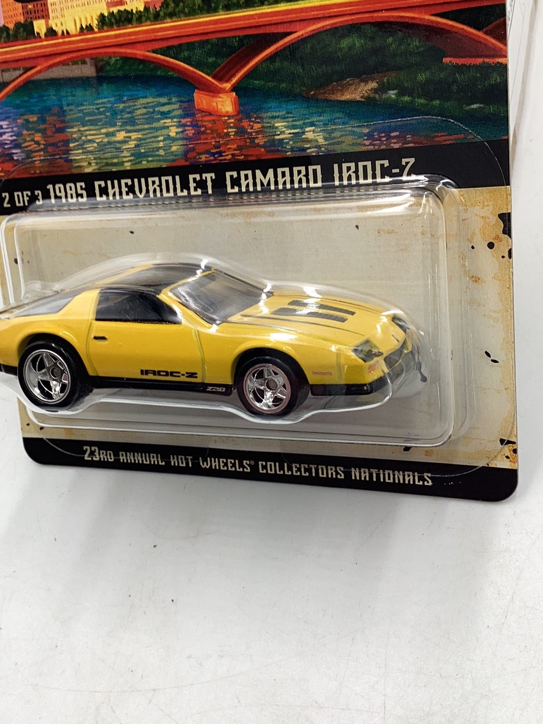 2023 hot wheels 23rd annual collectors nationals 1985 Chevrolet Camaro Iroc Z 3755/6200