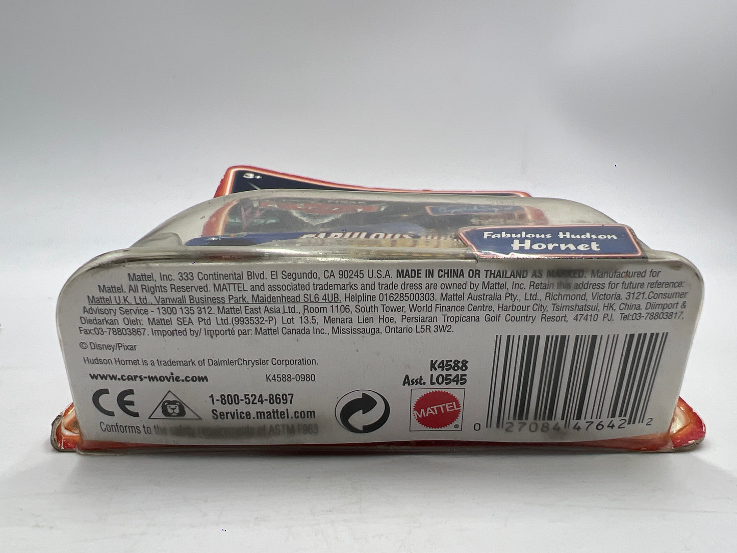 Disney Pixar Cars Supercharged Fabulous Hudson Hornet W/Red Wheels 1 140B