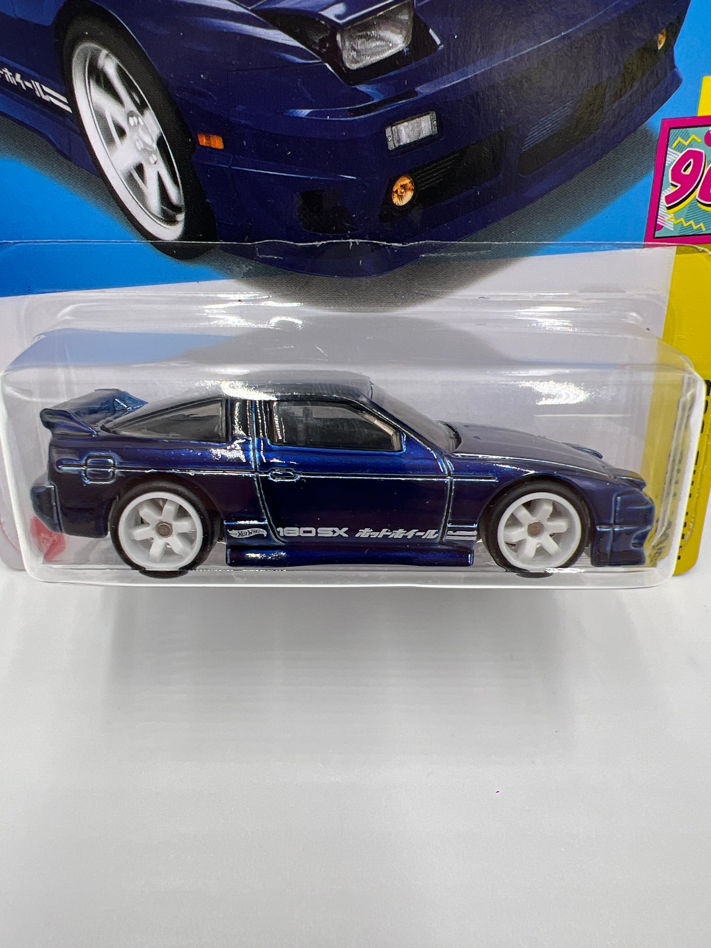 2024 Hot Wheels M Case Super Treasure Hunt #211 96 Nissan 180SX Type X Blue W/Protector