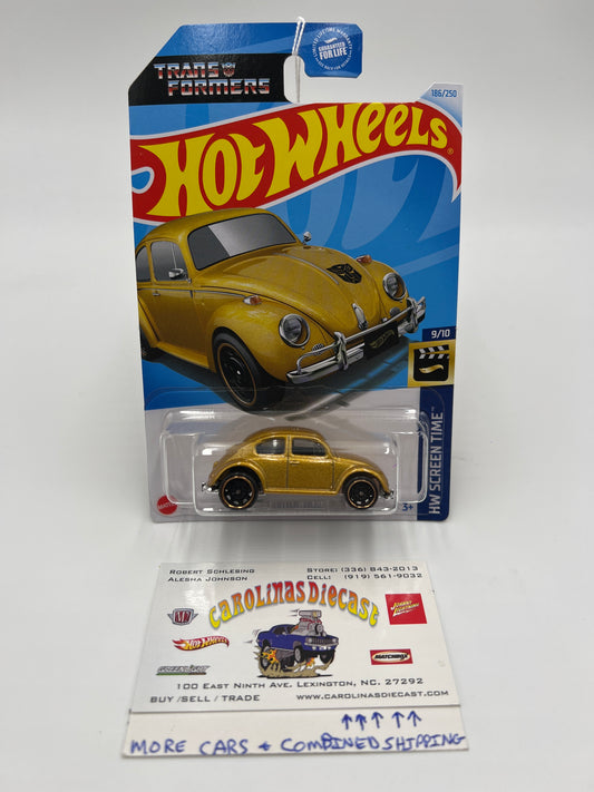 2024 Hot Wheels Q Case #186 Transformers Bumblebee Gold 96B