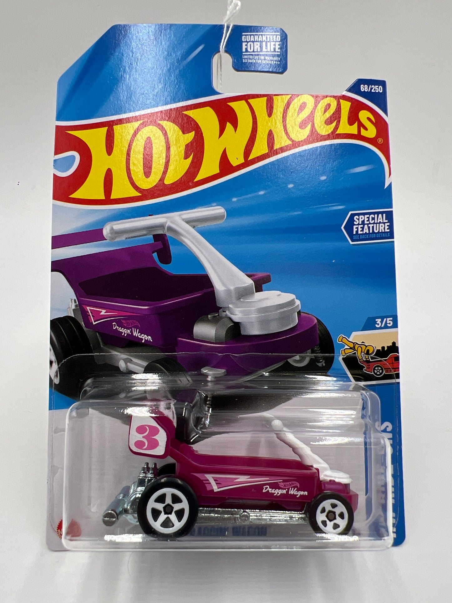 2025 Hot Wheels J Case HW Ride-Ons #68 Draggin Wagon Purple 117I