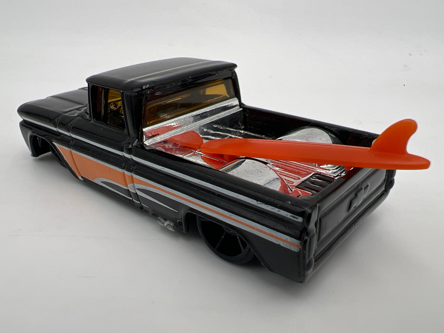 2008 Hot Wheels New Models Custom 62 Chevy Pickup Black Loose