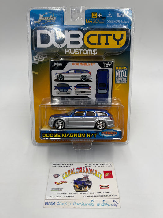 Jada Toys Dub City Kustoms Wave 12 #127 Dodge Magnum R/T Silver/Blue 184F