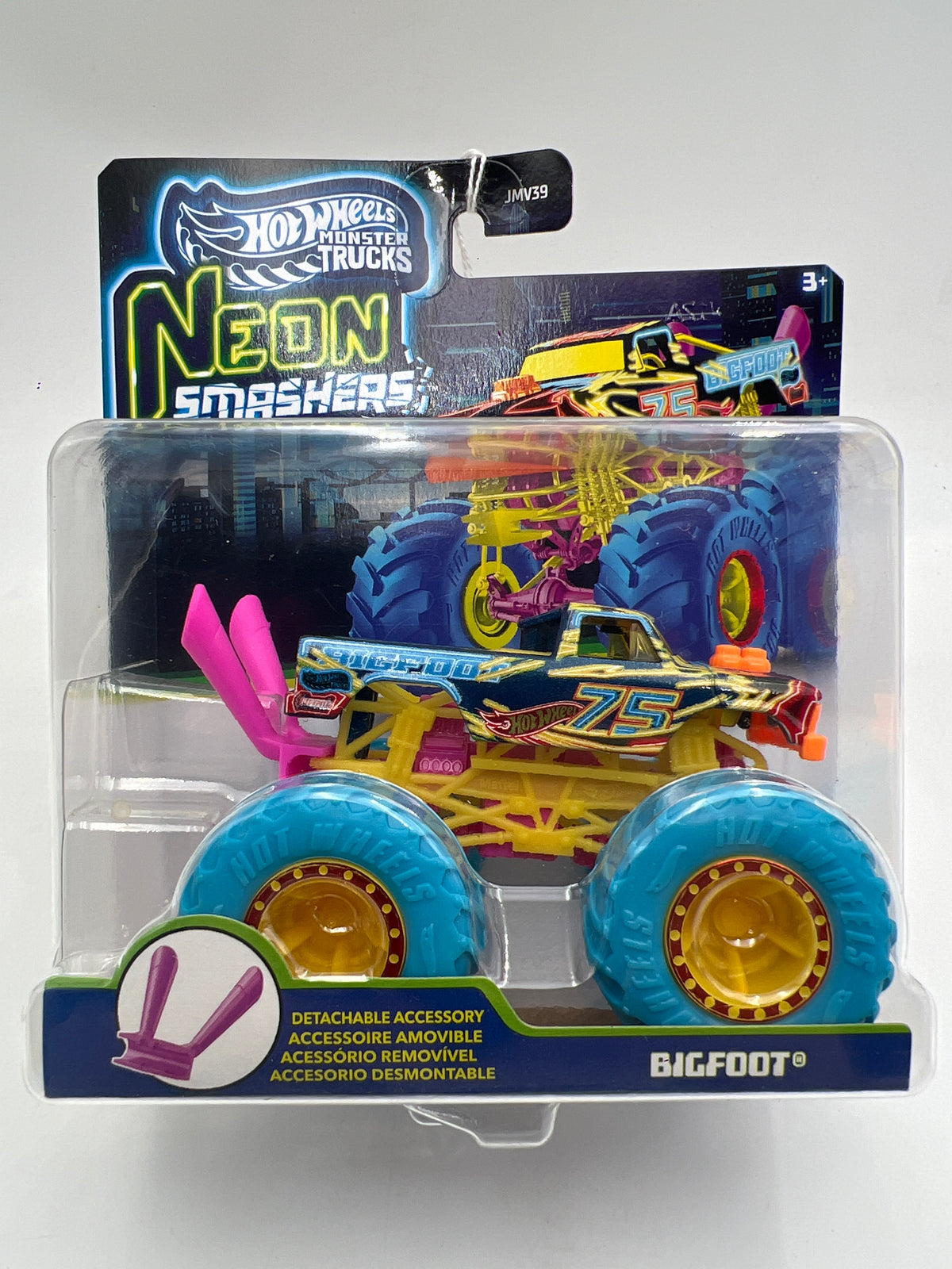 2026 Hot Wheels Monster Trucks Neon Smashers Bigfoot