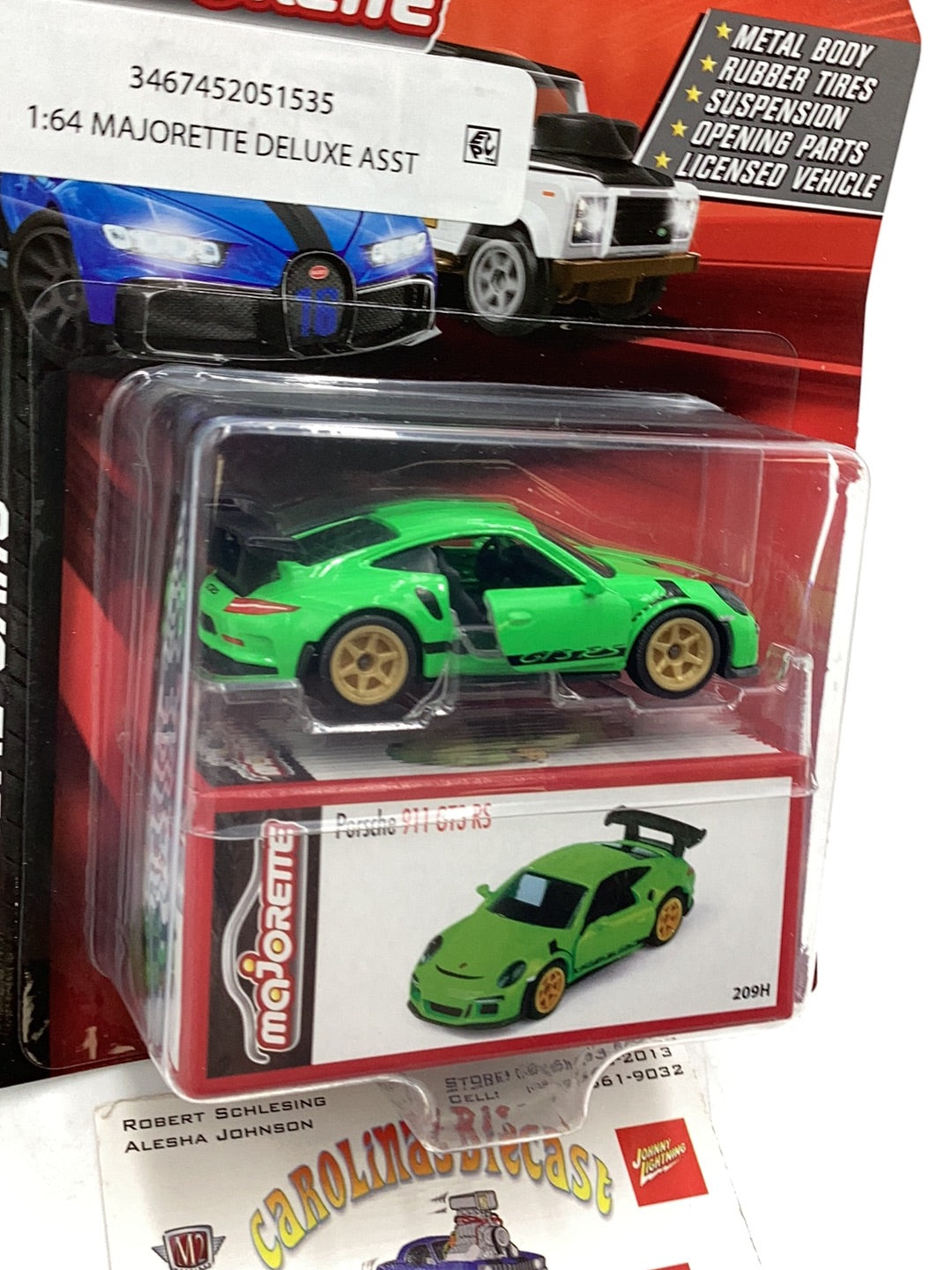 Majorette Porsche 911 GT3 RS Deluxe Cars 112G – carolinasdiecast