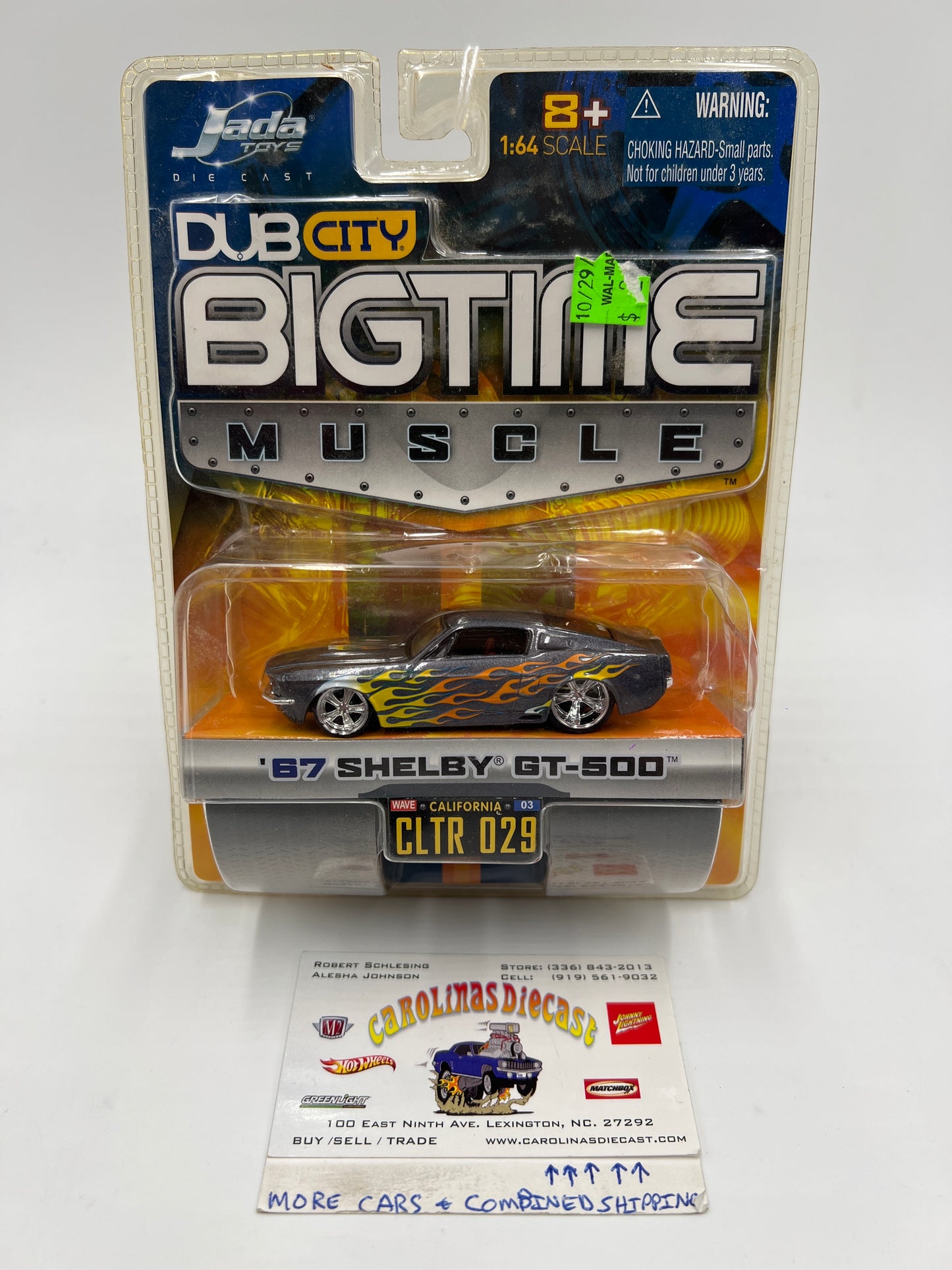 Jada Dub City Big Time Muscle #29 67 Shelby GT-500 Gray 184G