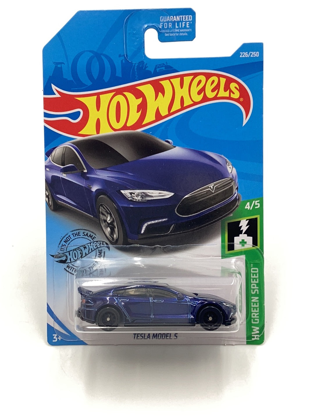 2019 hot wheels super treasure hunt #226 Tesla Model S W/Protector