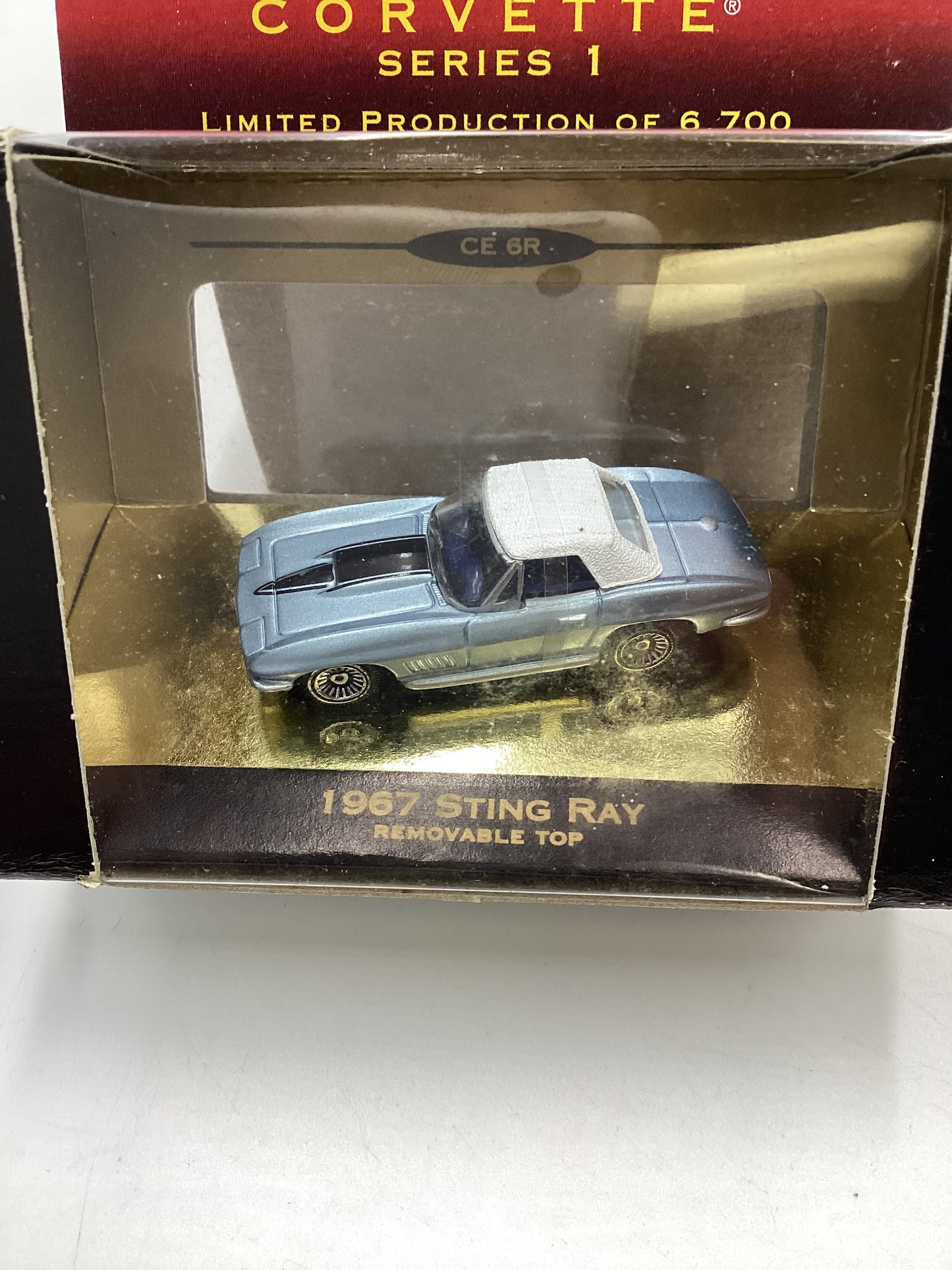 Micro Machines Collectors Edition Corvette Series 1 1967 Sting Ray Light Blue 1/6700 SR CE 6R