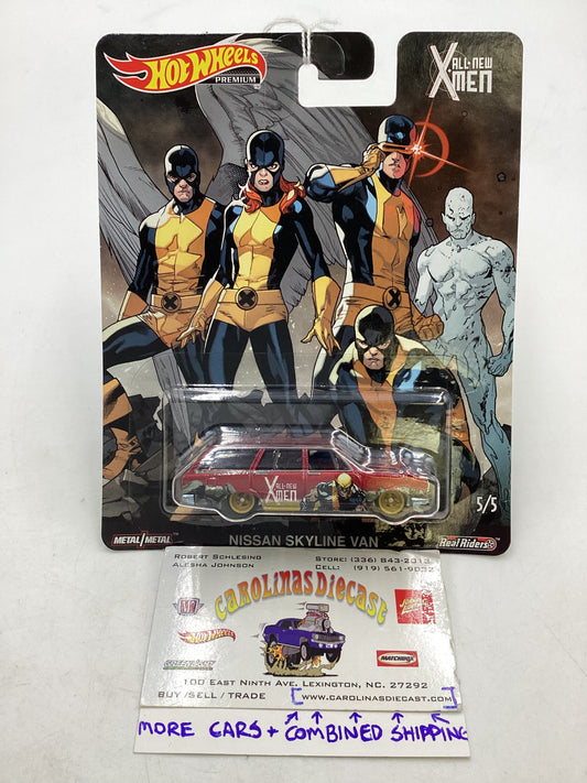 2019 Hot Wheels All New X-Men 5/5 Nissan Skyline Van 244N