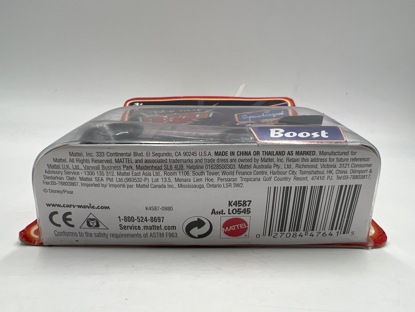 Disney Pixar Cars Supercharged Boost 137H