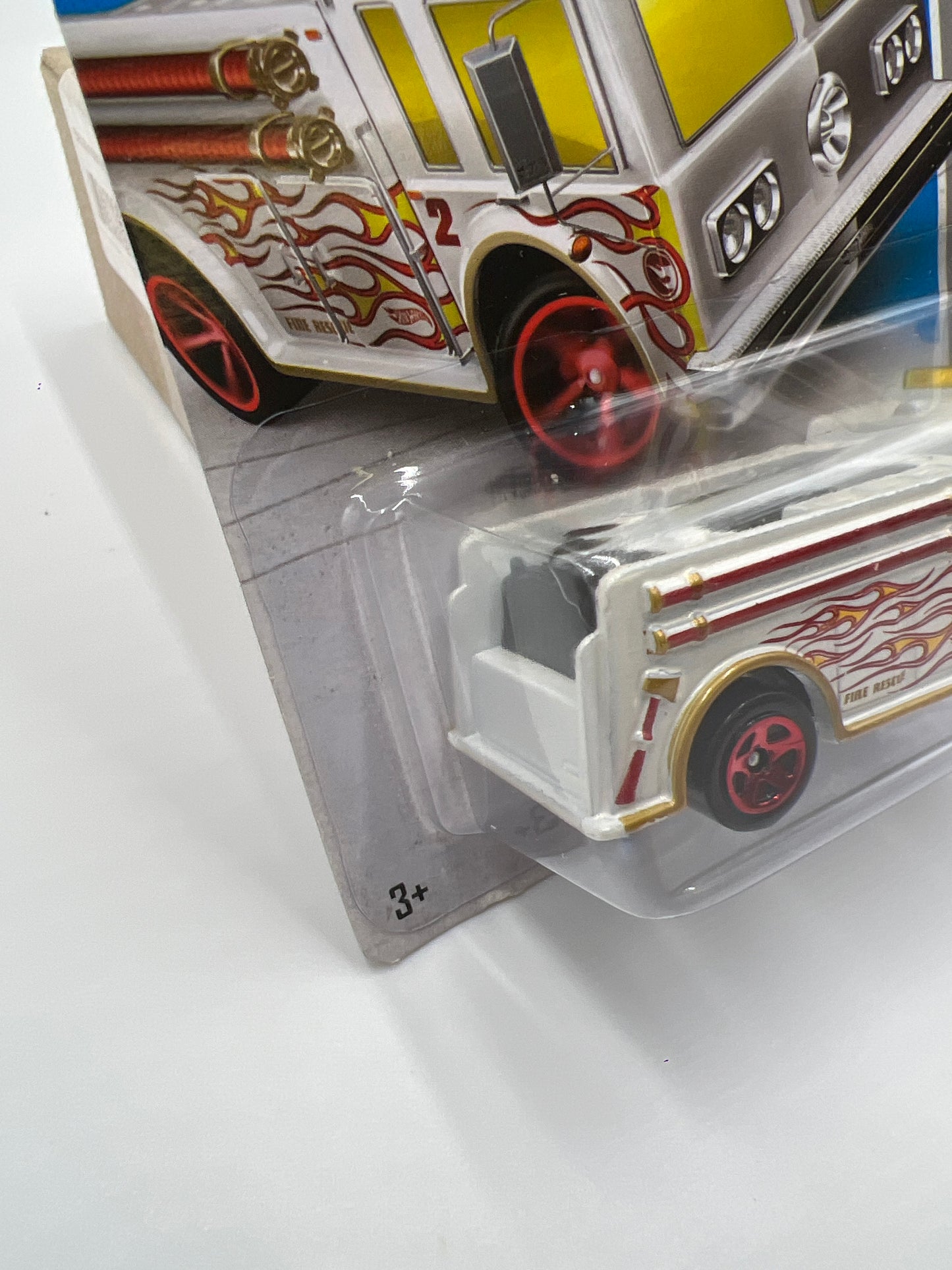 2013 Hot Wheels Treasure Hunt #19 Fire Eater White