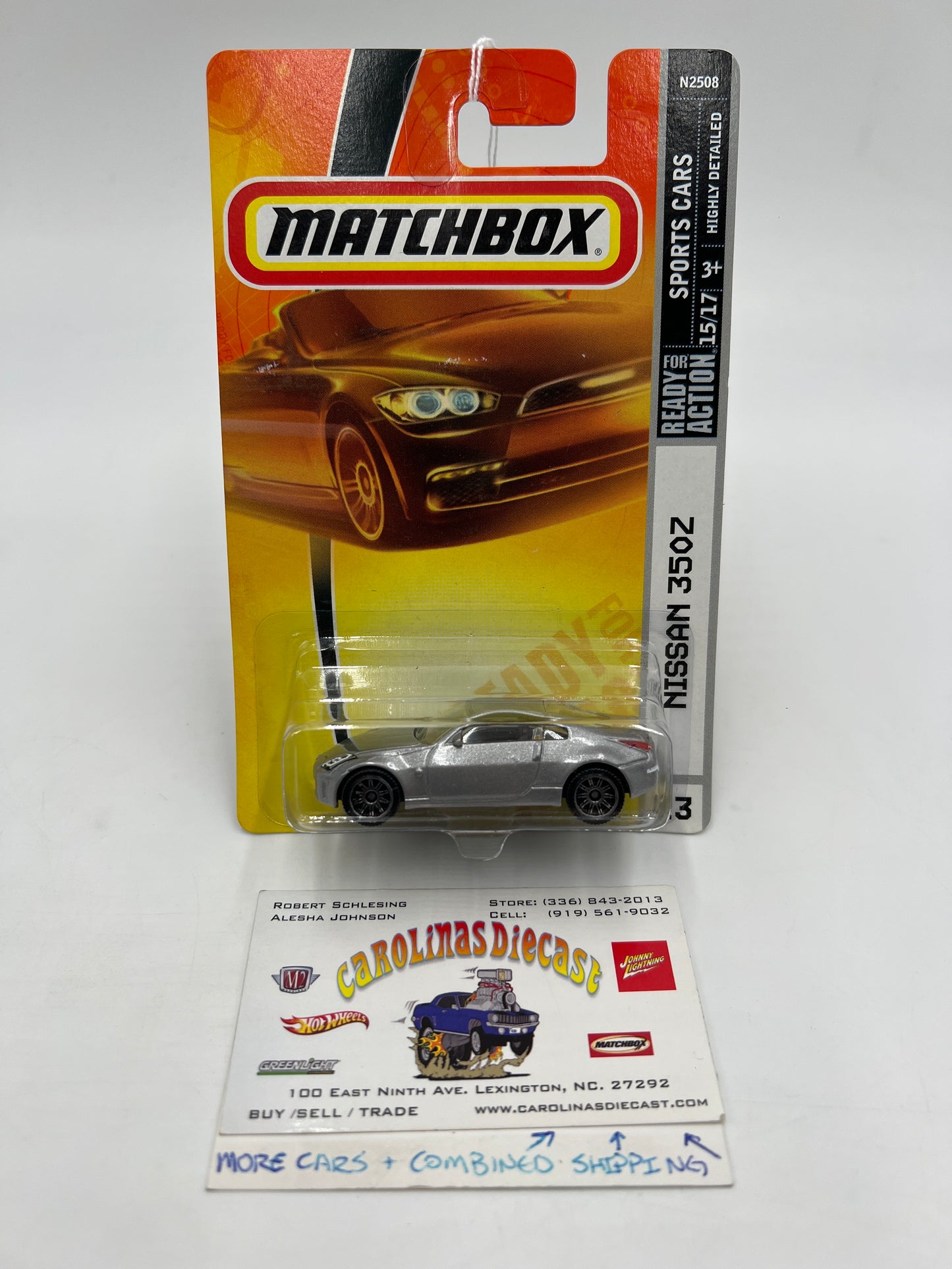 Matchbox Sports Cars #23 Nissan 350Z Silver SR
