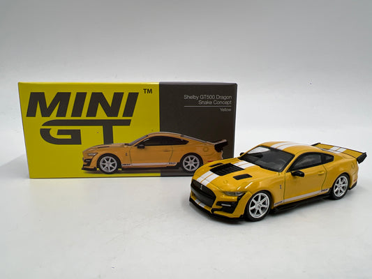 Mini GT MiJo Exclusive #535 Shelby GT500 Dragon Snake Concept Yellow