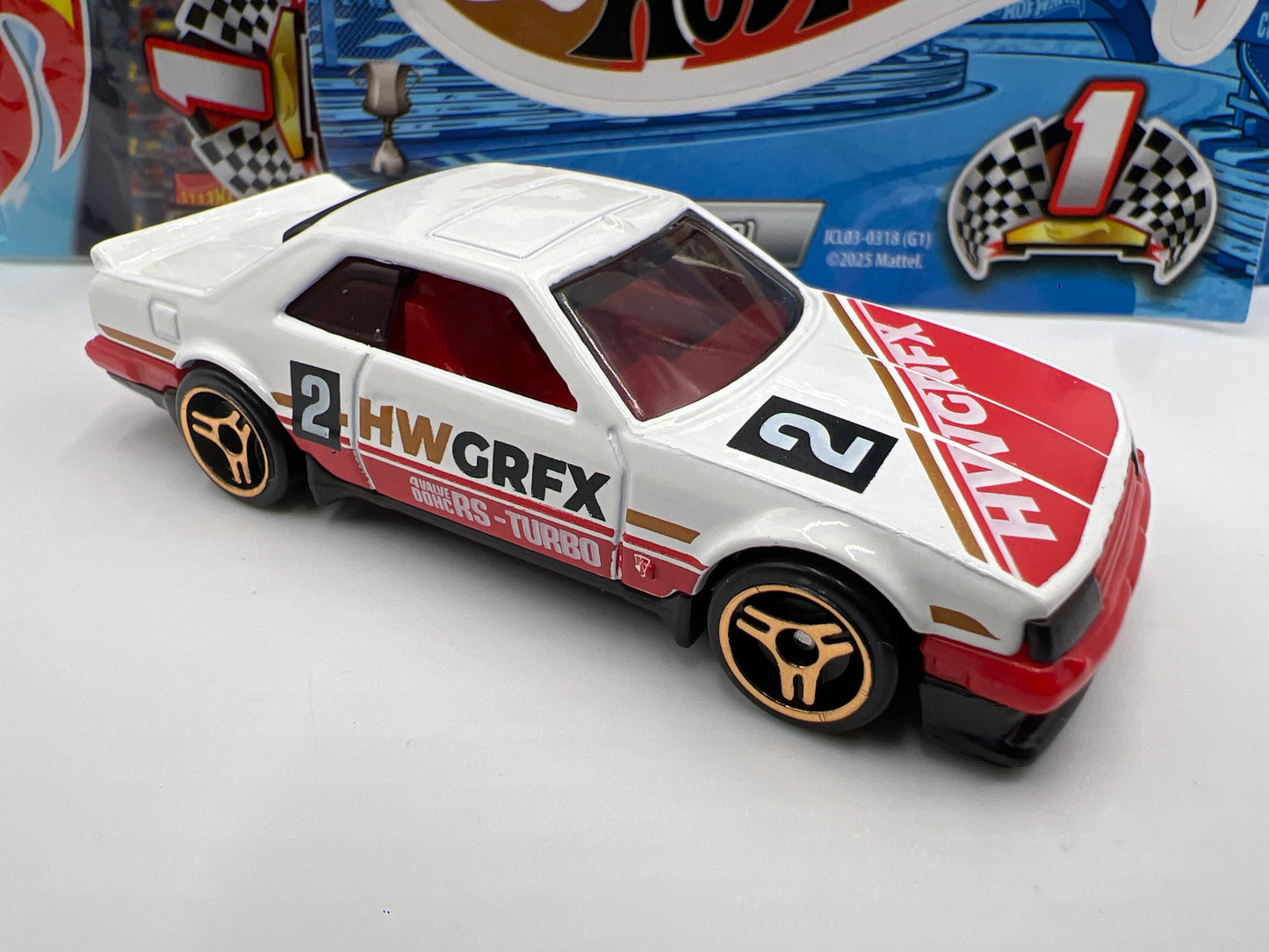 2025 Hot Wheels Mystery Models Series 1 #2 Chase 82 Nissan Skyline RS KDR30 White