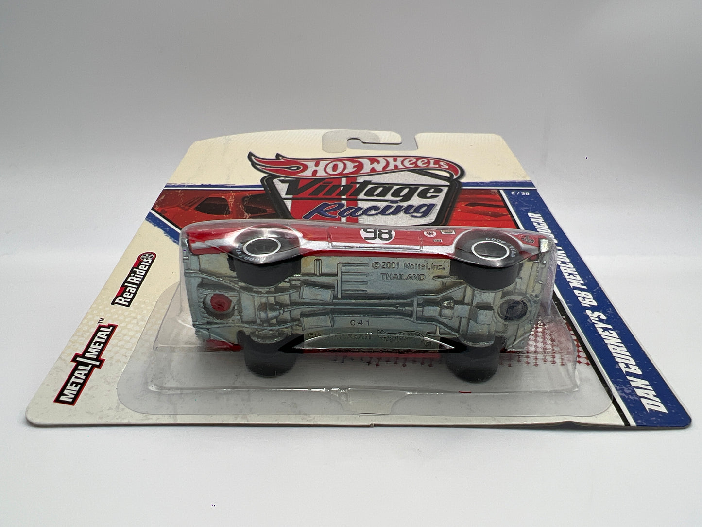 Hot Wheels Premium Vintage Racing #2 Dan Gurneys 68 Mercury Cougar W/Protector