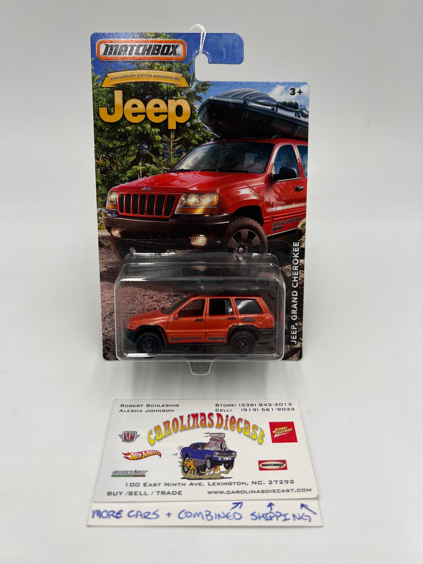 Matchbox Jeep Anniversary Edition Series Jeep Grand Cherokee Orange 160A