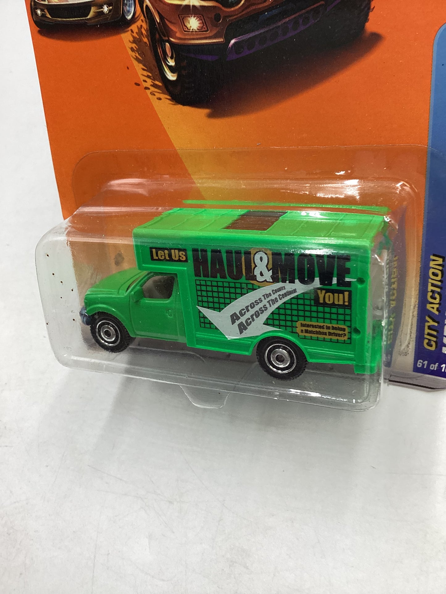 Matchbox #61 City Action MBX Mover Green 207E