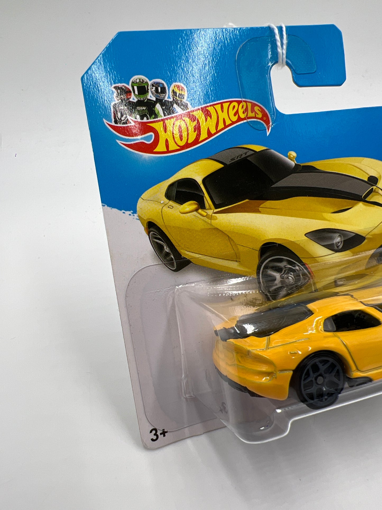 2014 Hot Wheels Short Card HW Workshop #203 2013 SRT Viper Yellow