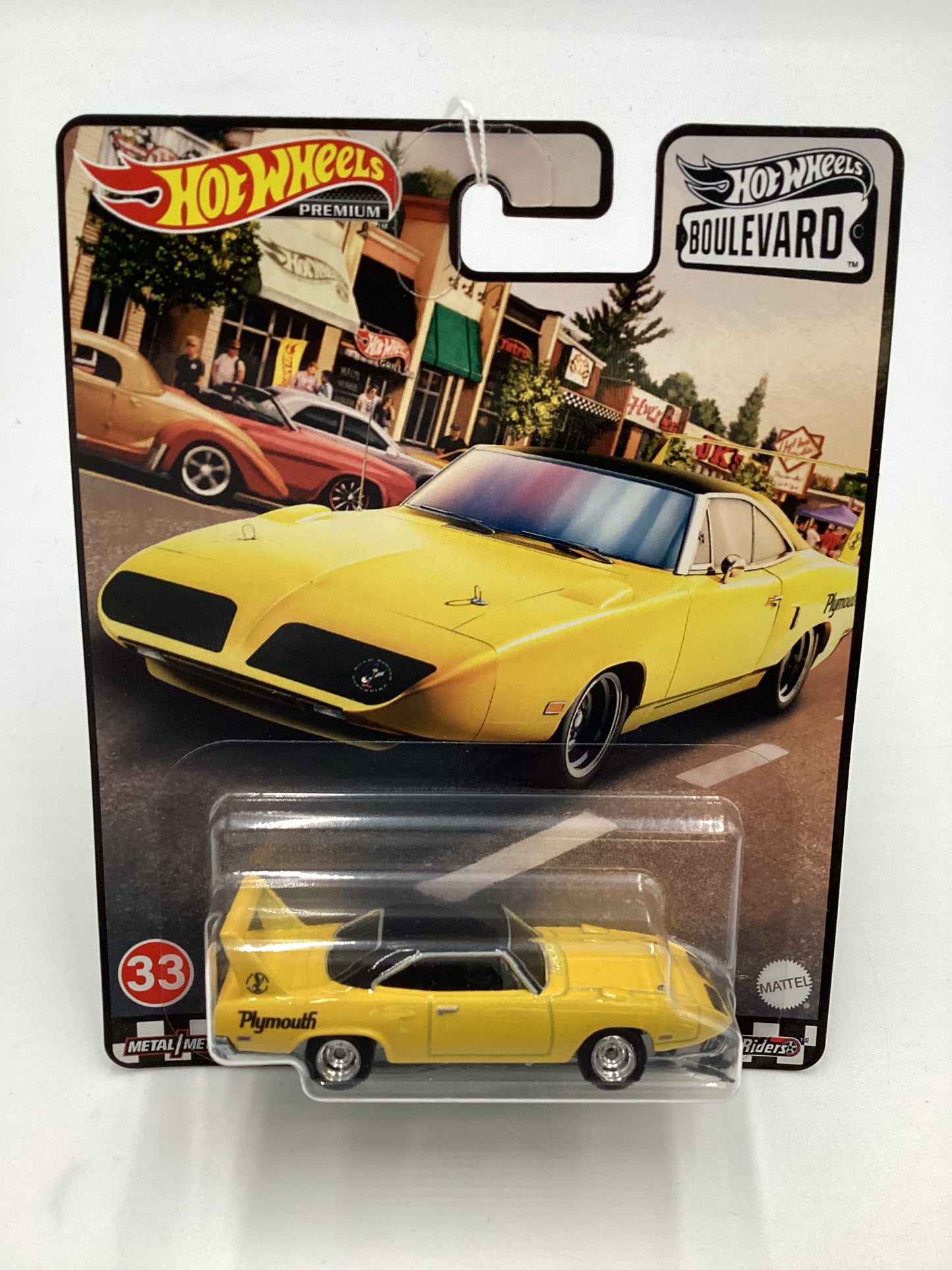 Hot Wheels Boulevard #33 70 Plymouth Superbird Yellow 262C