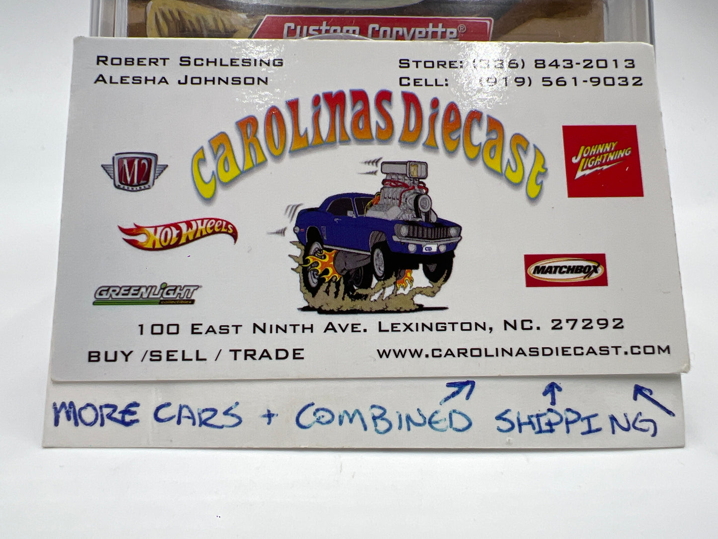 2007 Hot Wheels RLC Rewards Series #4 Custom Corvette White 2406/4981 W/Protector