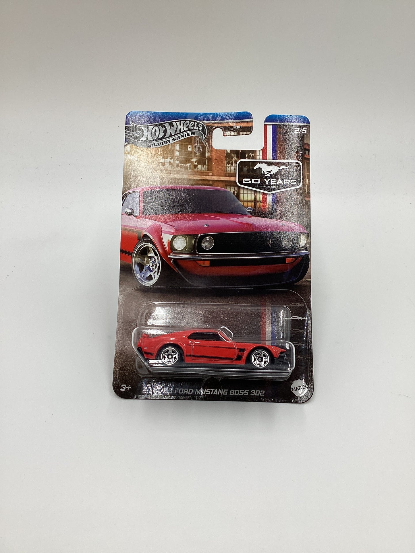 2024 Hot Wheels Silver Series 60 Years Full Set Mustang SVO/Boss 302/Mach 1/RTR/Fastback