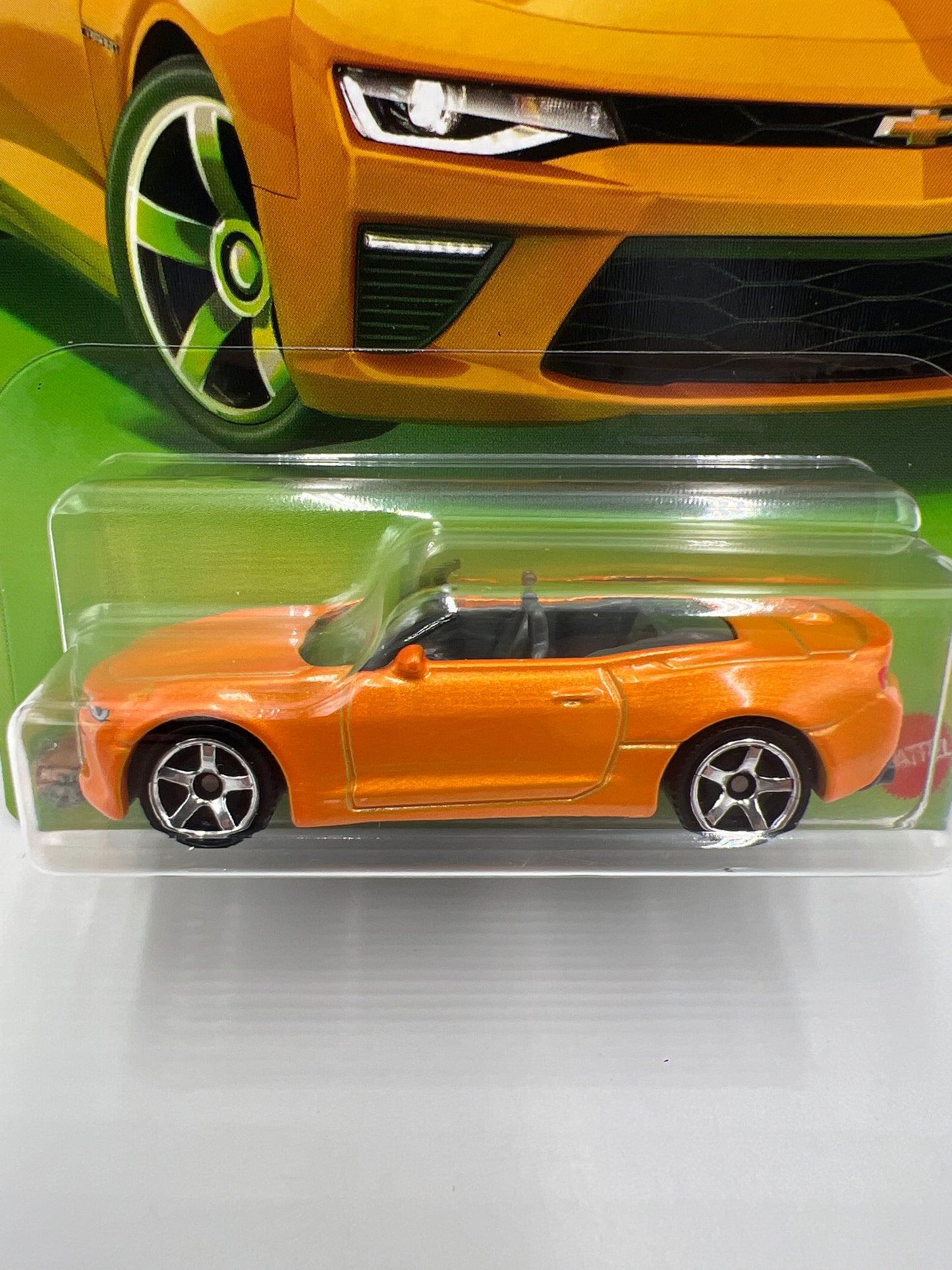 2025 Matchbox Themed Sports Cars #4 16 Chevy Camaro Convertible Orange 156P