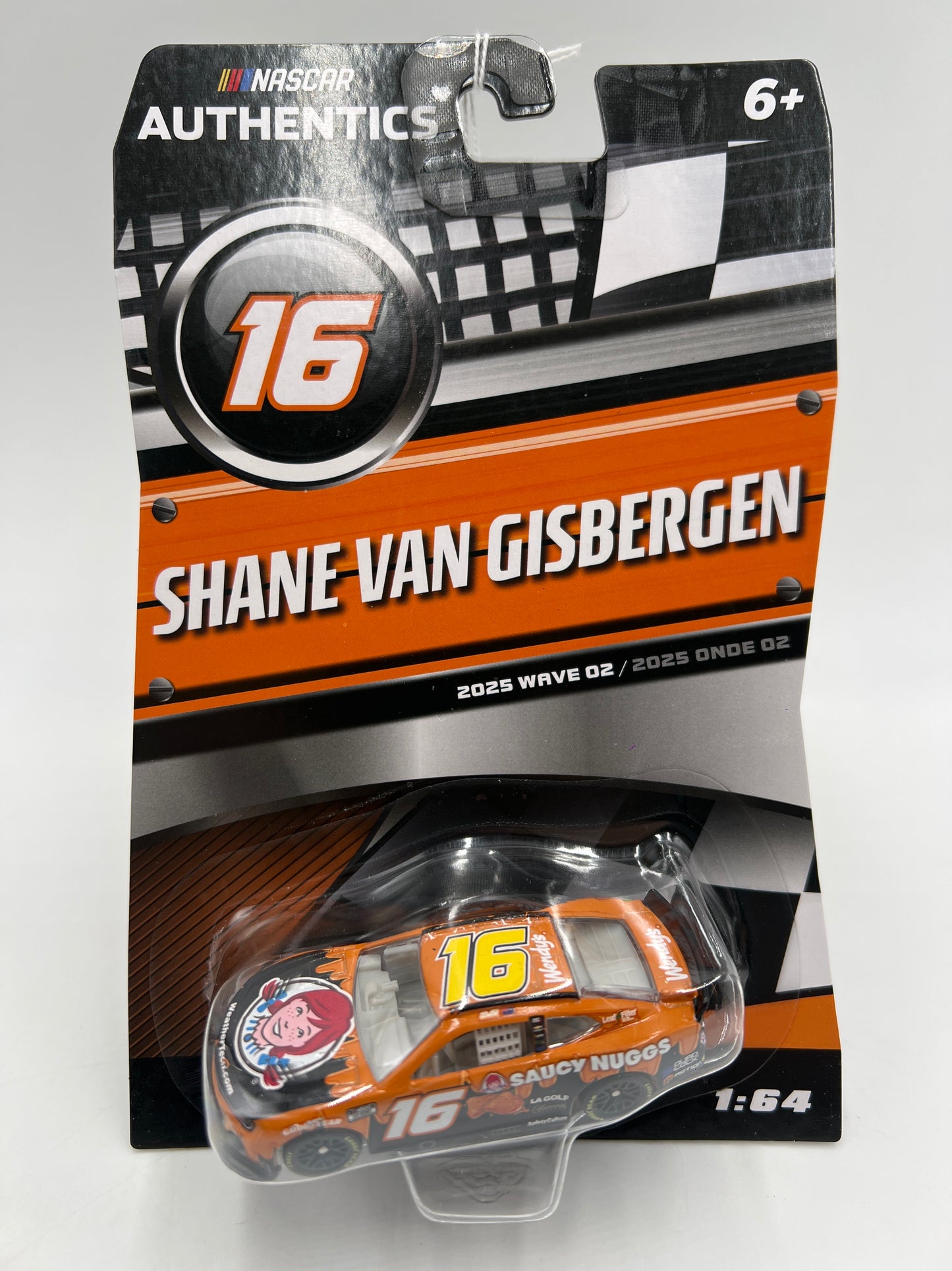 2025 Nascar Authentics Wave 2 Shane Van Gisbergen Wendys #16 SR
