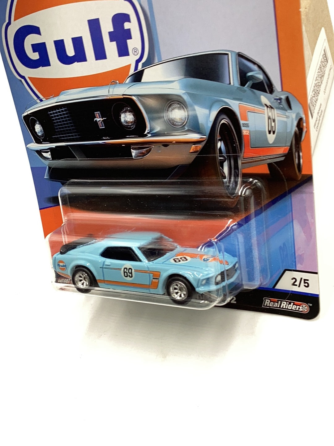 HOT WHEELS GULF 69 Ford Mustang Boss 302 2/5 245C