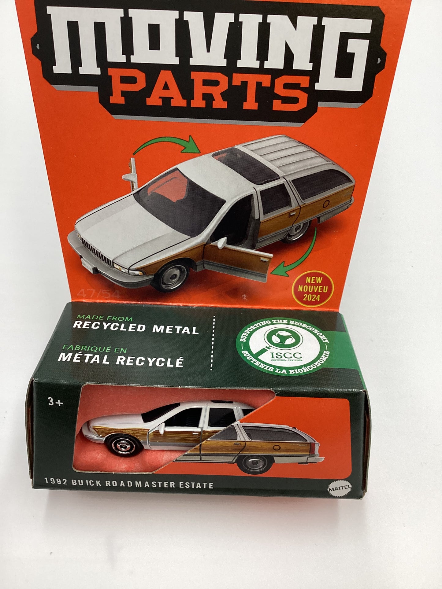 2024 Matchbox Moving Parts #47 1992 Buick Roadmaster Estate White 169D