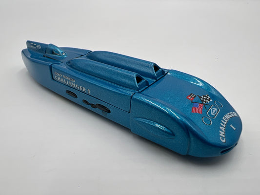 Hot Wheels 1/64 Premium Legends Vintage Record Holders Mickey Thompson Challenger I Blue Loose