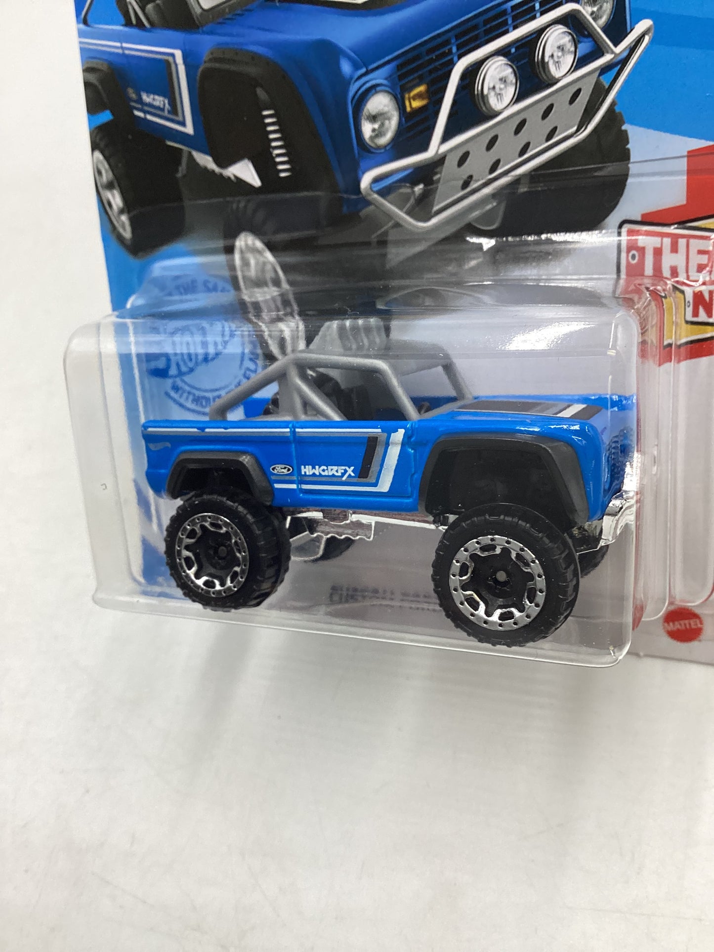 2021 Hot Wheels #163 Custom Ford Bronco Blue 35H