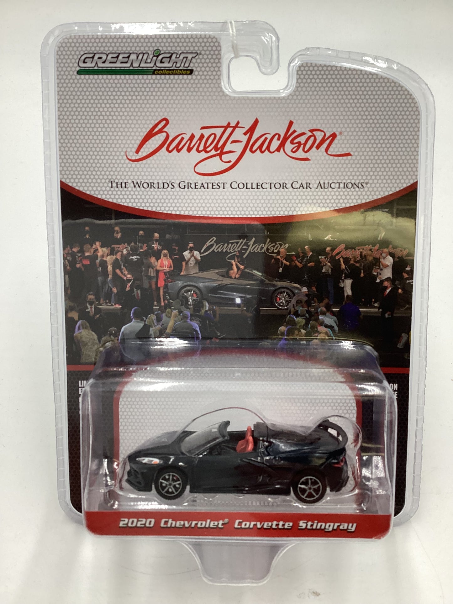 Greenlight GL Barrett Jackson Series 7 2020 Chevrolet Corvette Stingray Gray 179F