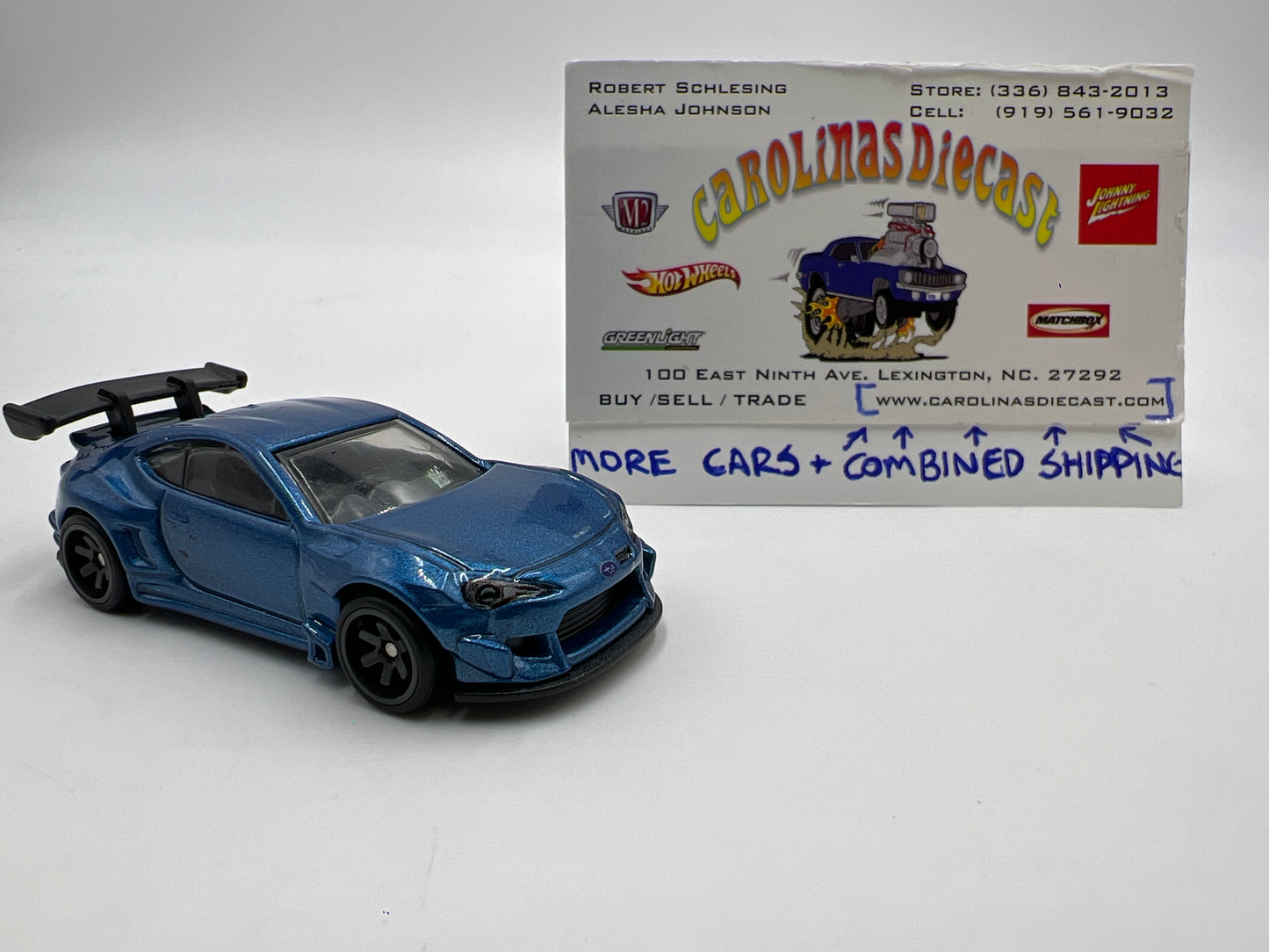 Hot Wheels Street Tuners Premium Pandem Subaru BRZ Blue Loose