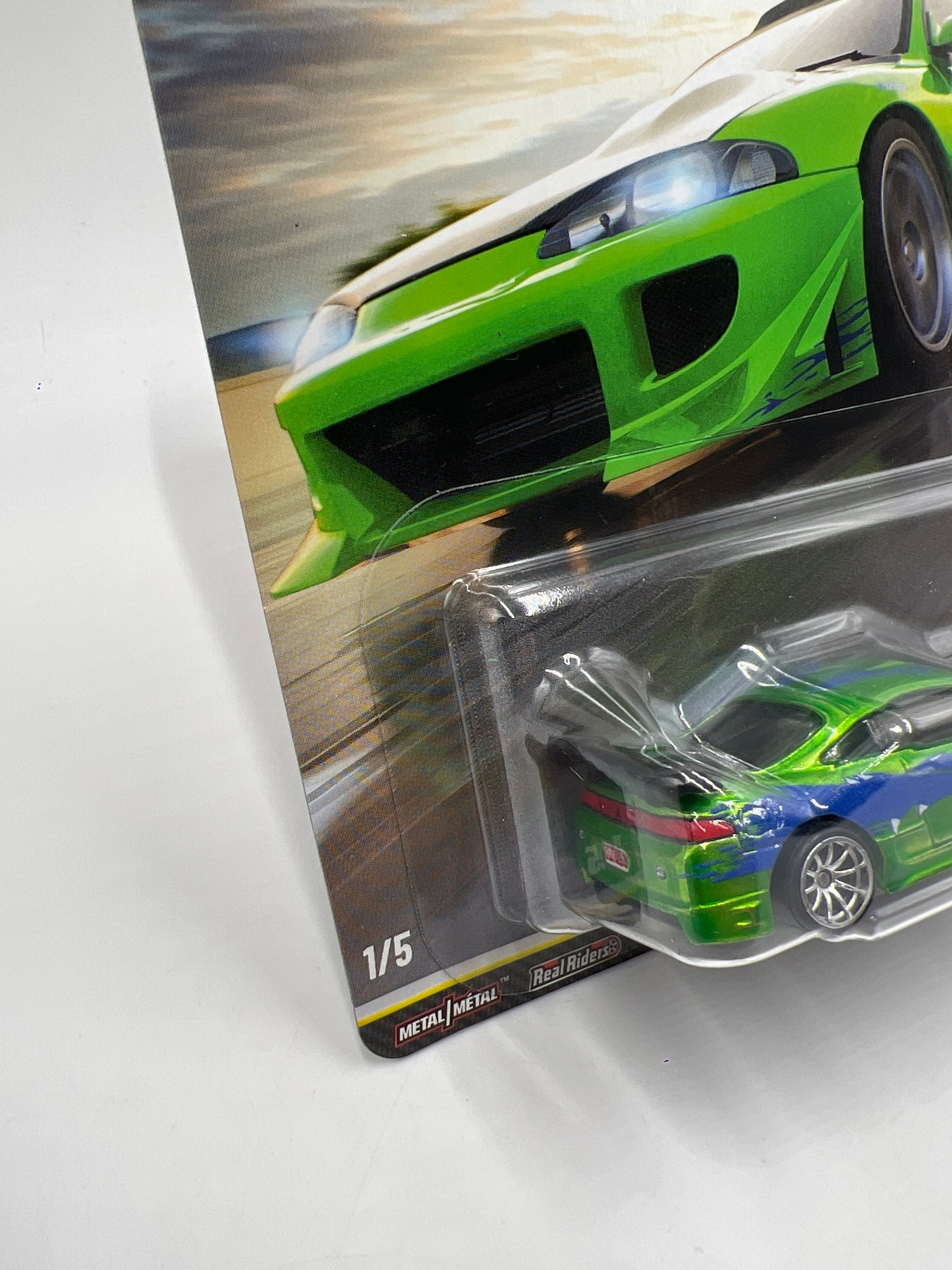2026 Hot Wheels Premium Fast & Furious 25th Anniversary #1 1995 Mitsubishi Eclipse Spectraflame Green W/Protector